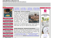 Desktop Screenshot of berliner-adressen.de