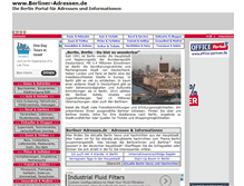 Tablet Screenshot of berliner-adressen.de